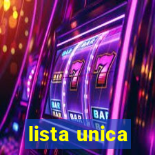 lista unica